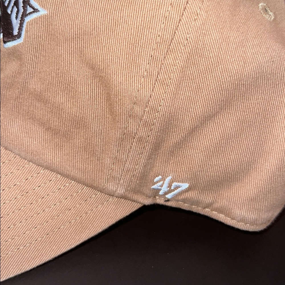 ‘47 Brand Double Under Clean Up New York Knicks Champions Cap, Tan/Brown, OS - Picture 7 of 11